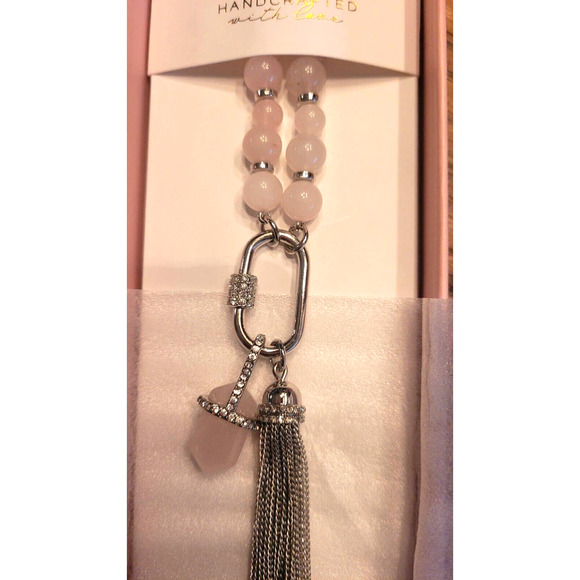 Bomb Party Pendants RBP 6268 PI Charmed I’m Sure Rose Quartz - Picture 2 of 3